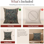 William Morris The Tree of Life II Tapestry Throw Pillow Cover 16 x 16 in - Image 6