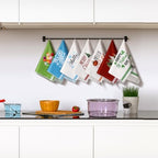 FuWeave Classic 20 Pcs Seasonal Holiday Kitchen Hand Towels Set - Image 2