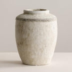 Large Ceramic Flower Vase Home Decor Rustic Vintage Terracotta Vase 10.4" by Unknown
