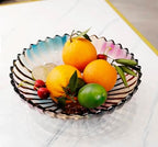 MAGCOLOR 12 inch Diameter Crystal Glass Colorful Fruit Bowl kitchen decor accessories - Image 3