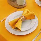 Encasa XO Cloth Napkins, Washable, Reusable Cotton 17"x17" - Image 2
