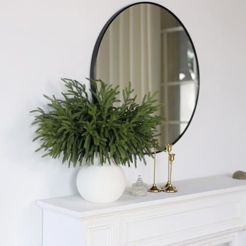 32Pcs 18"Lifelike Touch Artificial Norfolk Pine Branches for Vase Christmas - Image 4