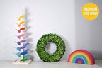 Preserved Boxwood Wreath 16 Inch – Real Greenery Spring Summer & Year-Round Indoor Décor, Farmhouse Wall Door & Mantel, Fade-Resistant - Image 2