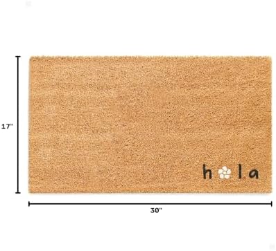 THEODORE MAGNUS Door Mat - Welcome Mat for Front Door with Non-Slip Backing - Durable Spring & Summer Doormat - Perfect for Outside Entrance Matt - Outdoor/Indoor - Hola Daisy - 17" x 30" - Image 3