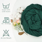 12 Pack Emerald Green Cheesecloth Table Runner 23 x 120 Inch 10Ft - Image 4