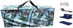 Outdoor Rectangular Cushion/Cover Storage Bag, Protective Zippered Storage Bags with Handles, 60"X20"X28" Leaf - Image 3