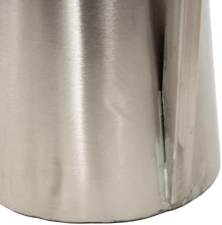 Deco 79 Metal Decorative Vase Centerpiece Vases with Handles, Set of 2 Flower Vases for Home Decoration 17", 22"H, Silver - Image 4