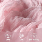 12 Pack 35 x 120 Inch Pink Table Runner Cheesecloth 10Ft - Image 5