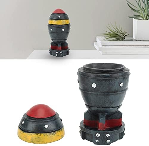 Luqeeg Bomb Storage Box, Decorative 3D Craft Model Mini Storage Bin,Mini Nuke Statue Bomb Storage Box for Storing Keys, Ornaments, Cotton Swabs and Beads - Image 2