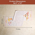 Maison d' Hermine Table Runner 100% Combed Cotton 14.5"x72" (Double Layer) - Image 5