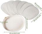 Oval Cotton Rope Placemat Set (7, Warm Ivory) - Image 6