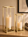 Gold Lantern Decorative Indoor, Candle Holder for Wedding by Staymoment