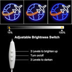 Airplane Travel Neon Sign Earth Neon Lights for Bedroom Decor Kids Gifts - Image 5