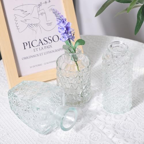 CEWOR Glass Bud Vases in Bulk, Set of 64 Small Vases for Centerpieces, Flower Vases for Flowers in Bulk for Rustic Wedding Home Table Decorations - Image 4
