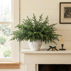 20Pcs Lifelike Touch Artificial Norfolk Pine Branches for Vase DIY Decor - Image 3