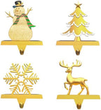 4 Pack Christmas Stocking Holders for Mantle Stockings Hanger - Image 2
