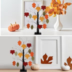 Briwooody 24” Thanksgiving Gratitude Tree with Leaves Kit Seasonal Holiday Decoration with Writing Pen Hemp Rope DIY Fall Decorations Craft Kit for Autumn Home Desktop Thanksgiving Decor(Classic) - Image 6