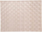 Restaurantware Rectangle Sand Woven Placemat, 16 x 12 in, 6 Pack - Image 2