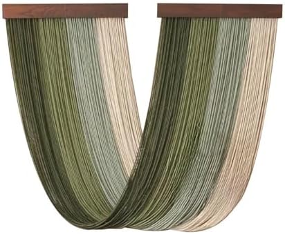SlenyuBridal Tie-Dye Macrame Wall Hanging Large Dip Dye Yarn Tapestry Home Boho Wall Decor Ombre Wall Art Headboard Bedroom Living Room Apartment by SlenyuBridal