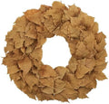 20 Inch Fall Wreaths for Front Door, Autumn Leaves Outdoor Wreaths by LAIMENNI