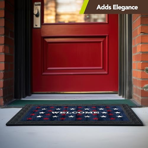 Briarwood Lane Briarwood Lane Outdoor Rubber Doormat Tray Floral Design x Standard Tray - Image 5