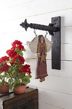 Decorative Hanging Sign 17.5 Inch Black Wood Arrow Holder - Image 4