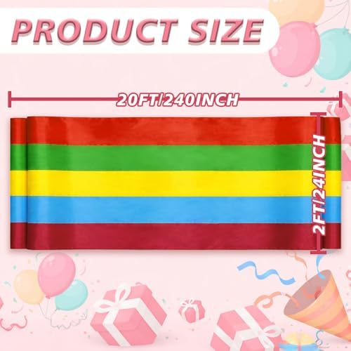 3Pack Easter Bunting Flag 2x20 Ft Bunting Banner Spring Easter's Day Party Decor Bunting Easter Sewn Stripes Banner for Outsider Garden Porch - Image 2