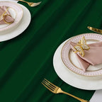 MDS Pack of 20 | Hunter Green | 10ft Chiffon Table Runner 29x120 Inches Long Romantic Rustic Sheer Gauze Runner for Wedding Bridal Shower Birthday Banquets Engagement Spring Easter Boho Decorations - Image 4