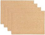 Solino Home 100% Pure Linen Placemats Nugget, Athena 14 x 19 in, Set of 4 by SolinoHome