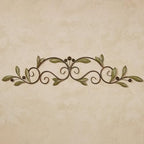 Touch of Class Catalonia Olive Metal Wall Art Topper, Medium, Sage Green - Image 2