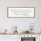 SRSZHIYUE Bible Verse Wall Art Love is Patient Kind Sign 40"×15" Wood - Image 6