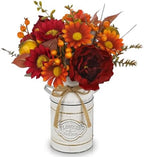 Fall Centerpieces for Tables Fall Flowers in Vase Fall Floral Arrangement by Oairse