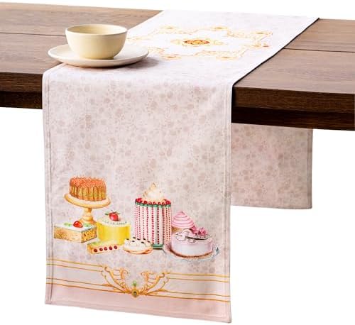 Maison d' Hermine Table Runner 100% Combed Cotton 14.5"x72" (Double Layer) by MaisondHermine