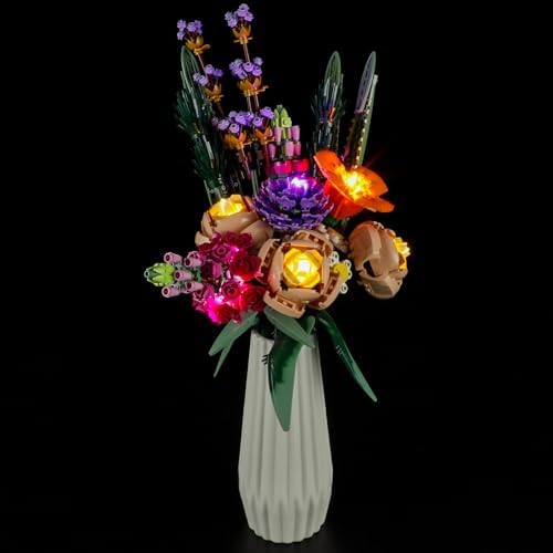 BRIKSMAX Led Light Kit for Lego-10280 Flower Bouquet - Compatible with Lego Icons Building Set- Not Include Lego Set by BRIKSMAX