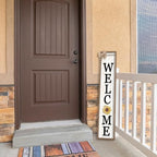 Interchangeable Standing Front Porch Welcome Sign 45"X9" Wood - Image 5
