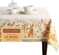 Maison d' Hermine Table Cloth Rectangle Table Reusable 100% Cotton 70"x140" by MaisondHermine