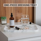 Arabescato Marble Vanity Tray - Decorative Organizer for Bathroom Countertop, Dresser, Kitchen Sink - Image 4
