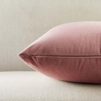 JUSPURBET 28x28 Euro Velvet Throw Pillow Covers Set of 2,Pink Purple - Image 6