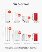 VEVOR Pillar Candles and Glass Vases Set 36 Pcs, Clear Cylinder Hurricane Candle Holders for Wedding Centerpieces, Tall Vase for Table Decor, Wedding Party, Thanksgiving, White (3.4" x 4.7",7.1",9.8") - Image 6