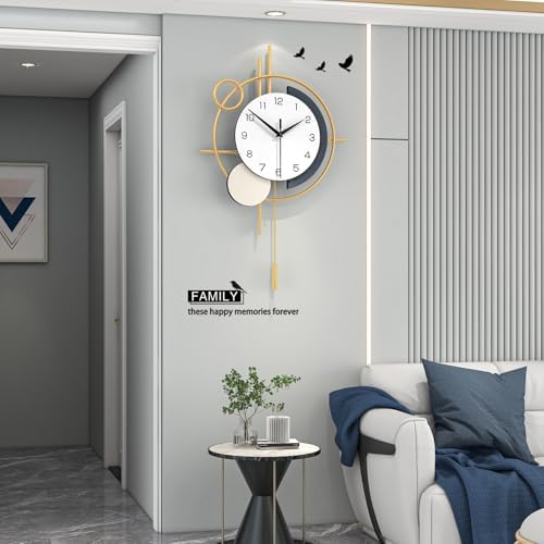 Large Wall Clocks for Living Room Decor Modern Wall Clock Silent - Image 3
