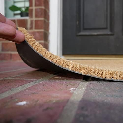 Funny Coir Doormat: 'Go Away or I Shall Taunt You a Second Time' - Welcome Front Porch Decor - Heavy-Duty PVC Back - Outdoor - 23.6x15.7 inch - Image 6