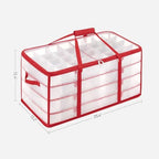SONGMICS Large Christmas Ornament Storage Box, with 128 Slots - Image 6
