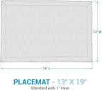 Split P Bentley Plaid Placemat Set of 4, Brown - Image 4