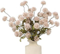 DuHouse 9pcs Artificial Flowers Silk Pompon Mum Small Chrysanthemum Ball by DuHouse