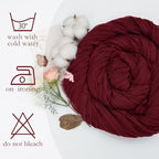12 Pack Burgundy Cheesecloth Table Runner 23 x 120 Inch 10Ft - Image 4