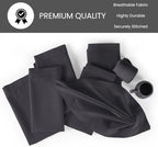Hemstitch Cloth Dinner Napkins Cotton Set of 12 - Soft Durable Washable - Ideal for Farmhouse Parties Wedding Christmas Easter - Perfect Everyday Use Table Cloth Napkins 18x18 Grey - Image 5