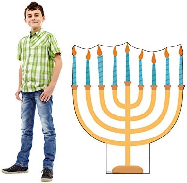 Cardboard People Hanukkah Menorah Life Size Cardboard Cutout Standup - Image 3