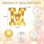 Marry Me Sign Light Up Letters, Proposal Decorations Kits Romantic Night - Image 4