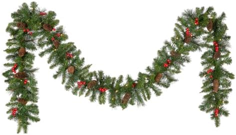 National Tree Company 9ft Pre-Lit Crestwood Spruce Christmas Garland by Unknown
