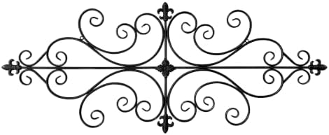Sintosin Antique Wrought Iron Wall Decor 45 x 18 inch, Copper-colored by Sintosin